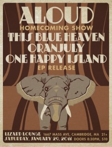Aloud - Lizard Lounge - 1/29/2011