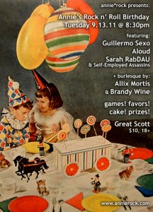 Annie's Rock n' Roll Birthday